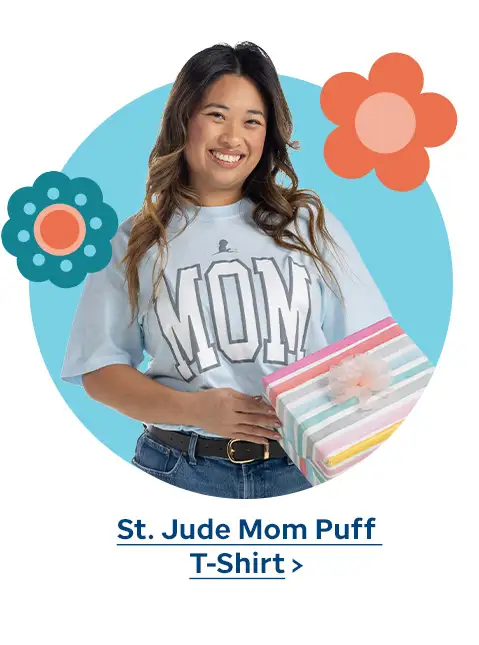 St. Jude Mom Puff  T-Shirt